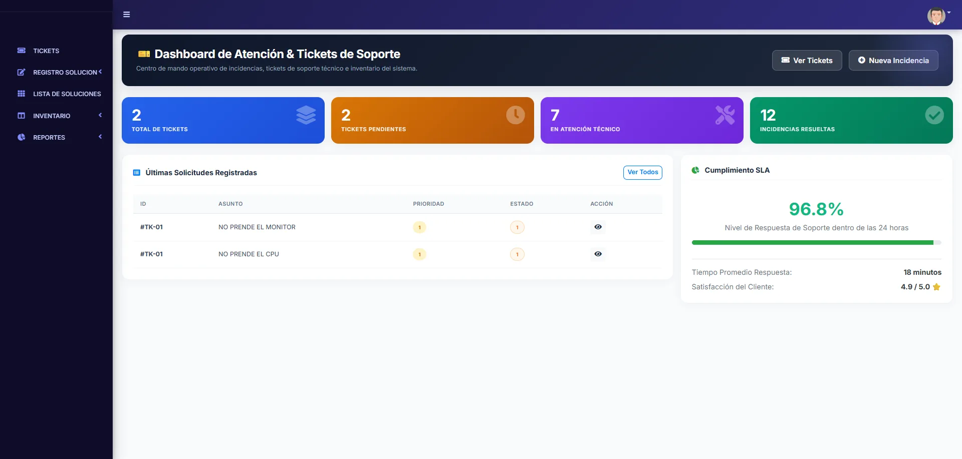 Sistema de Tickets